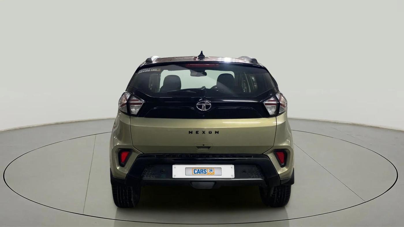 2023 Tata NEXON XZA PLUS LUX SUNROOF KAZIRANGA DIESEL, Diesel, Automatic, 27,212 km, Back/Rear