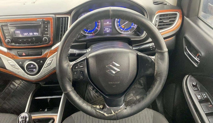 2017 Maruti Baleno DELTA PETROL 1.2, Petrol, Manual, 38,083 km, Steering Wheel Close Up