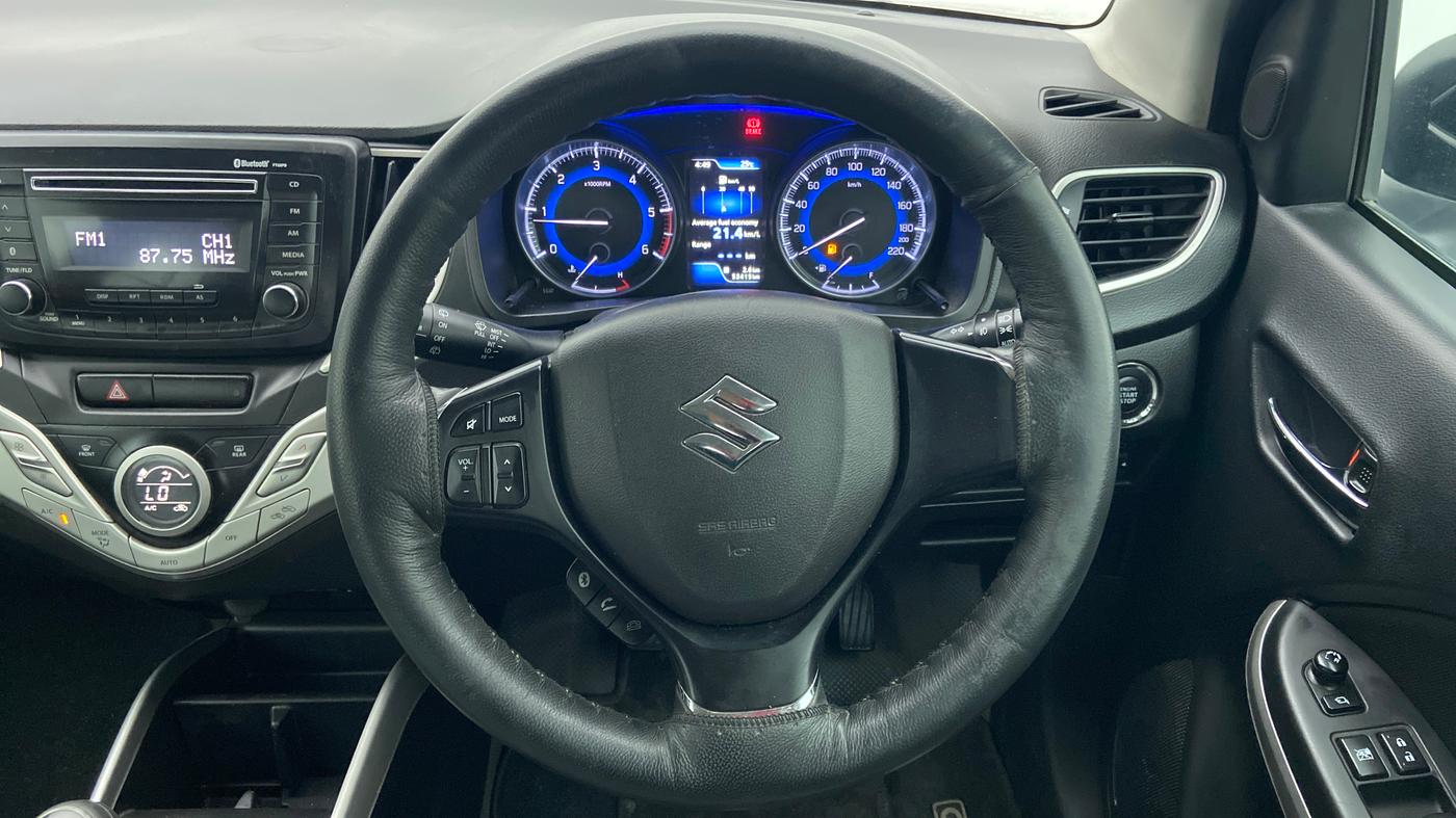 2017 Maruti Baleno ZETA DIESEL 1.3, Diesel, Manual, 53,415 km, Steering Wheel Close Up
