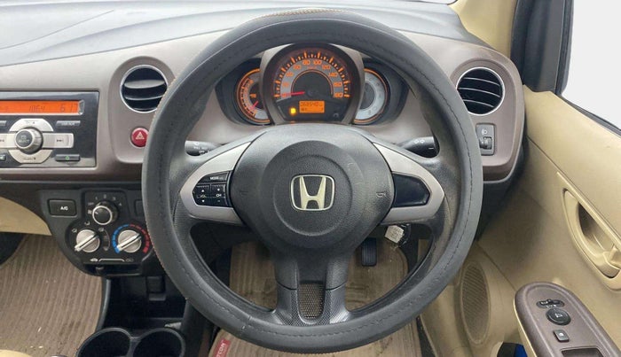 2013 Honda Brio S MT, Petrol, Manual, 68,498 km, Steering Wheel Close Up