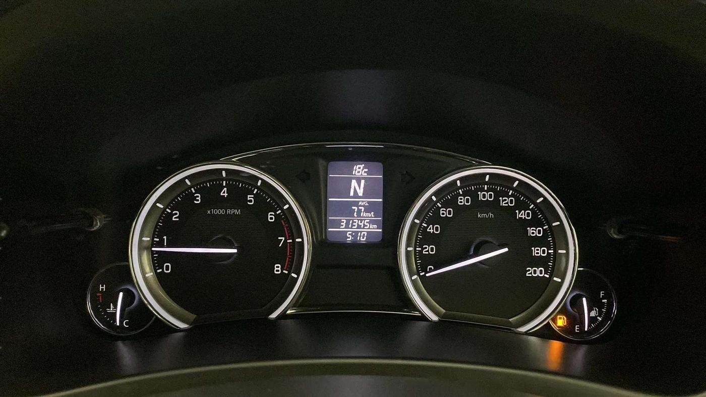 2018 Maruti Ciaz ZETA 1.4  AT PETROL, Petrol, Automatic, 31,016 km, Odometer Image