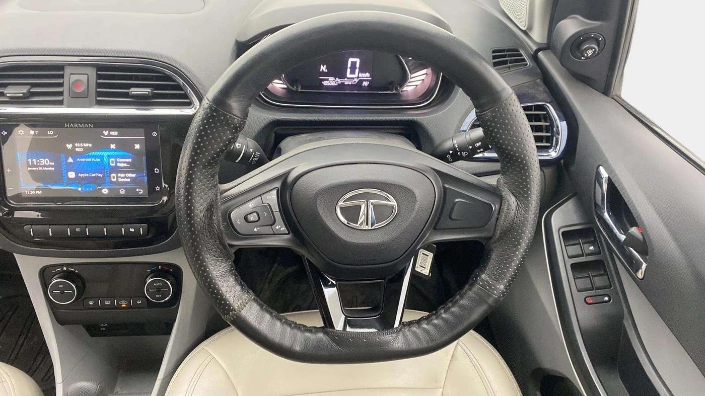 2021 Tata Tiago XZA PLUS PETROL, Petrol, Automatic, 40,995 km, Steering Wheel Close Up