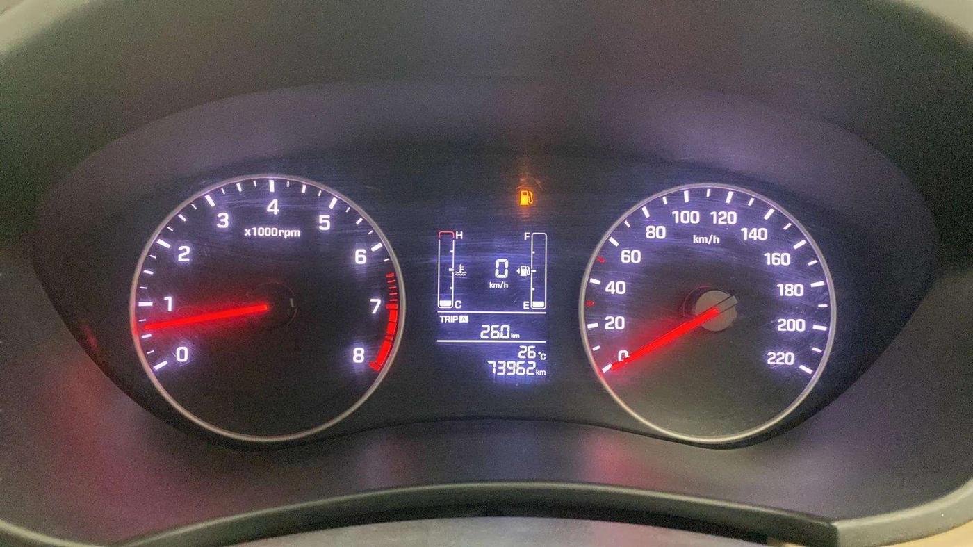 2020 Hyundai Elite i20 SPORTZ PLUS 1.2, Petrol, Manual, 74,363 km, Odometer Image