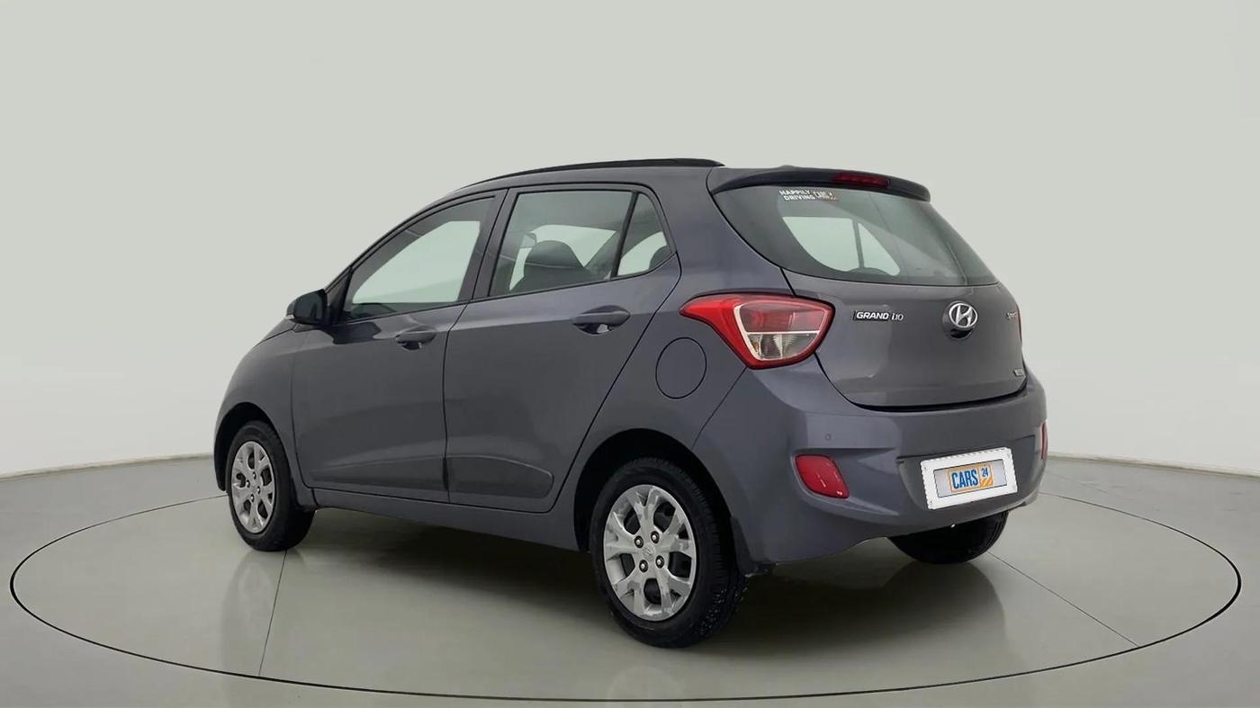 2016 Hyundai Grand i10 SPORTZ 1.2 KAPPA VTVT, Petrol, Manual, 80,054 km, Left Back Diagonal