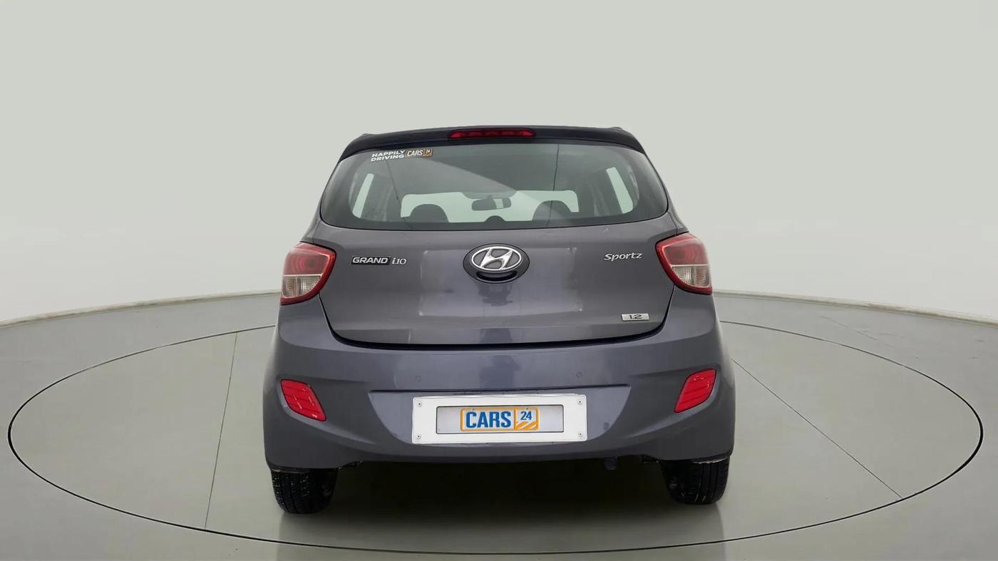 2016 Hyundai Grand i10 SPORTZ 1.2 KAPPA VTVT, Petrol, Manual, 80,054 km, Back/Rear