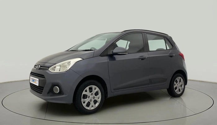 2016 Hyundai Grand i10 SPORTZ 1.2 KAPPA VTVT, Petrol, Manual, 80,054 km, Left Front Diagonal