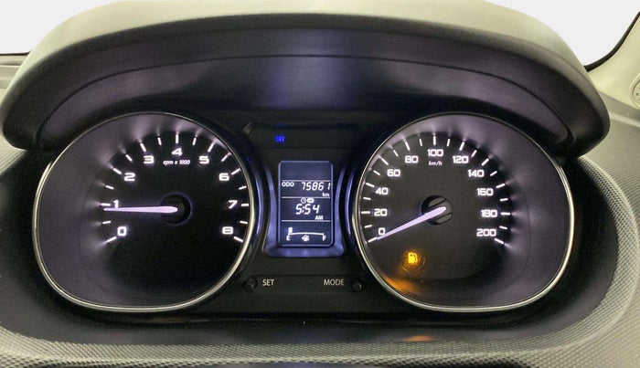 2019 Tata Tiago XZ PETROL, Petrol, Manual, 75,870 km, Odometer Image