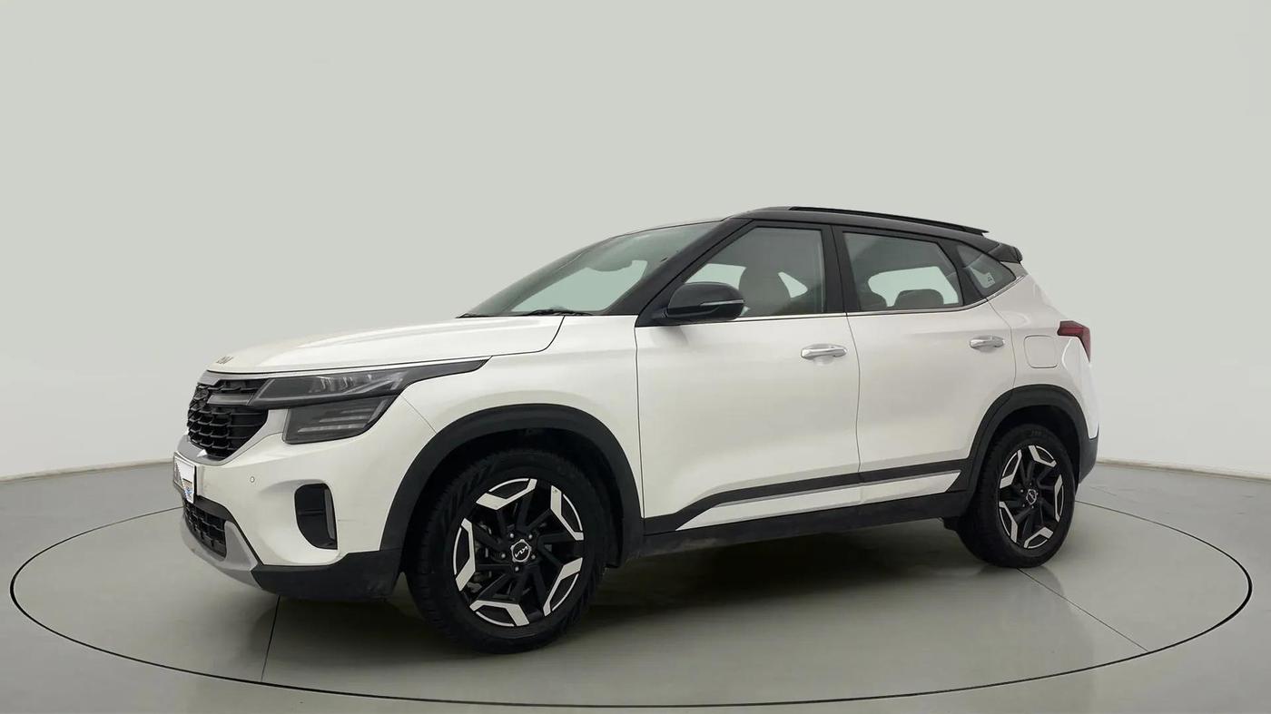 2023 KIA SELTOS  HTX PLUS 1.5 TURBO PETROL DCT, Petrol, Automatic, 17,806 km, Left Front Diagonal