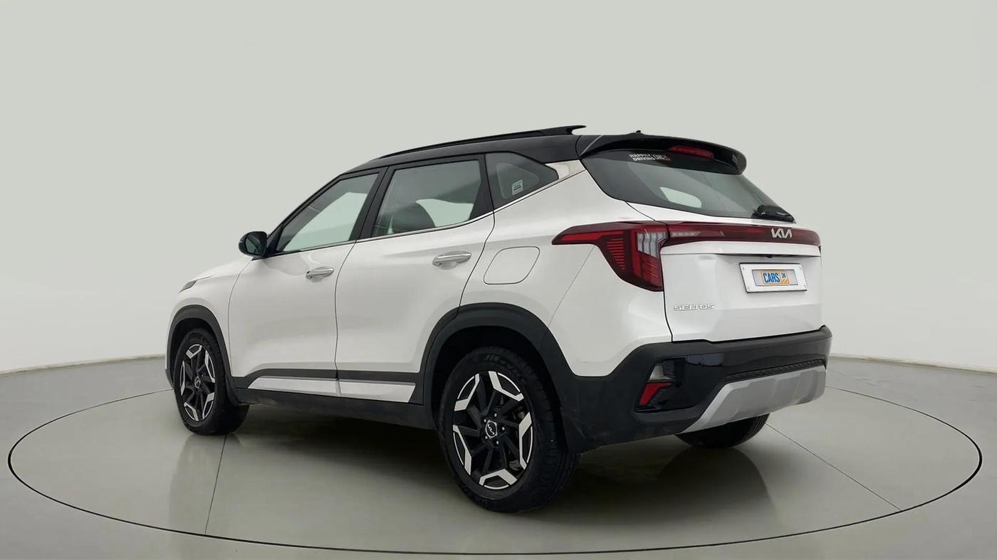2023 KIA SELTOS  HTX PLUS 1.5 TURBO PETROL DCT, Petrol, Automatic, 17,806 km, Left Back Diagonal