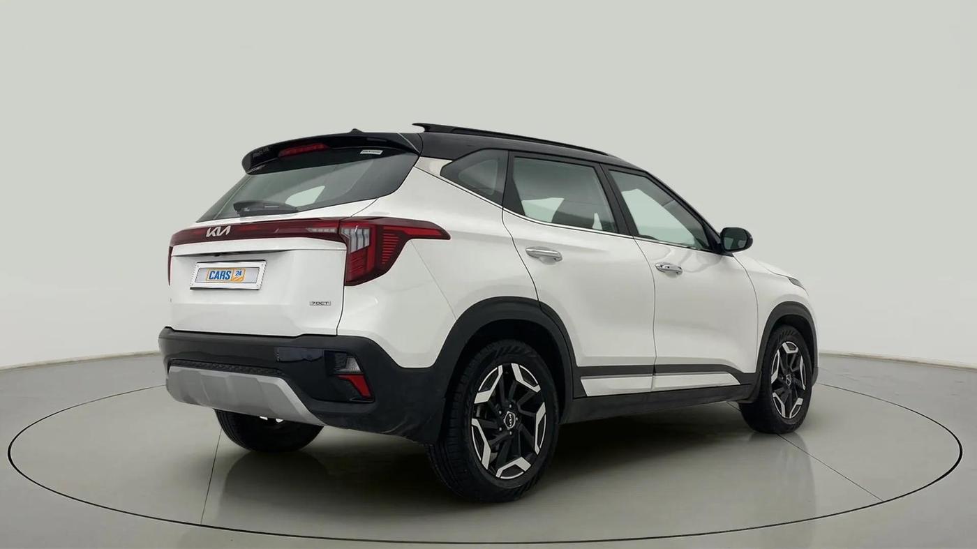 2023 KIA SELTOS  HTX PLUS 1.5 TURBO PETROL DCT, Petrol, Automatic, 17,806 km, Right Back Diagonal