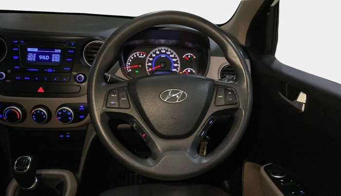 2016 Hyundai Grand i10 SPORTZ 1.2 KAPPA VTVT, Petrol, Manual, 63,482 km, Steering Wheel Close Up