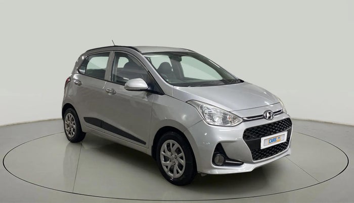 2018 Hyundai Grand i10 SPORTZ 1.2 KAPPA VTVT, Petrol, Manual, 45,269 km, Right Front Diagonal