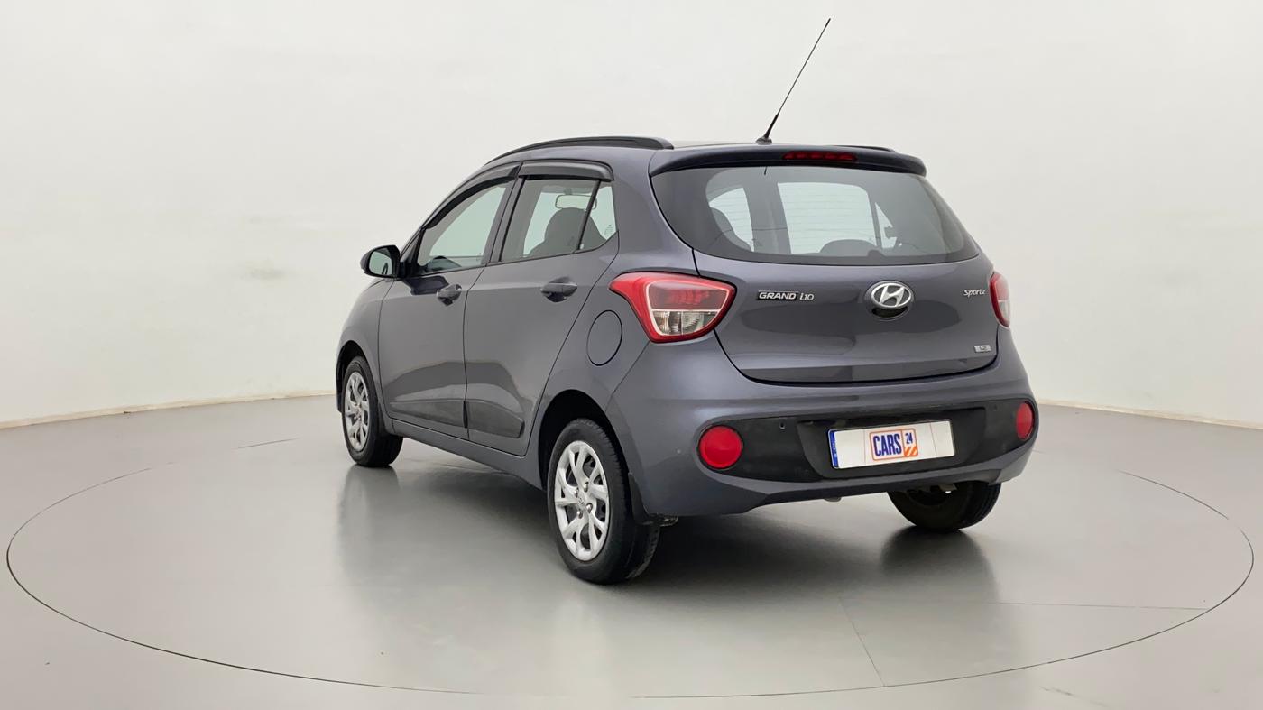 2017 Hyundai Grand i10 Sportz(O) 1.2 MT, Petrol, Manual, 33,332 km, Left Back Diagonal