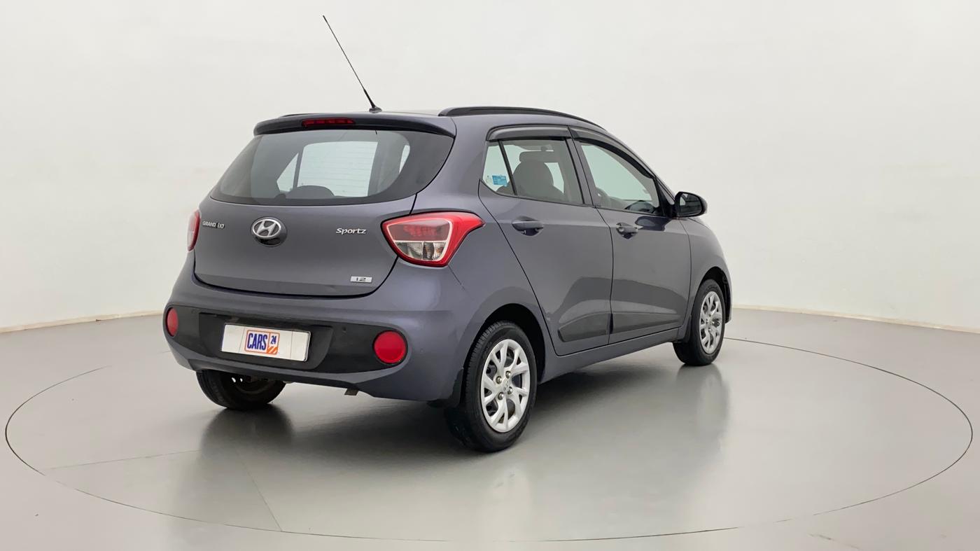 2017 Hyundai Grand i10 Sportz(O) 1.2 MT, Petrol, Manual, 33,332 km, Right Back Diagonal