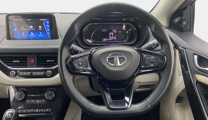 2020 Tata NEXON XZ PLUS (O) PETROL DUAL TONE, Petrol, Manual, 22,825 km, Steering Wheel Close Up