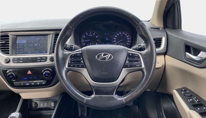 2019 Hyundai Verna 1.6 VTVT SX, Petrol, Manual, 56,620 km, Steering Wheel Close Up