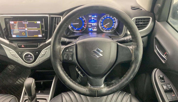 2019 Maruti Baleno ALPHA CVT PETROL 1.2, Petrol, Automatic, 63,685 km, Steering Wheel Close Up