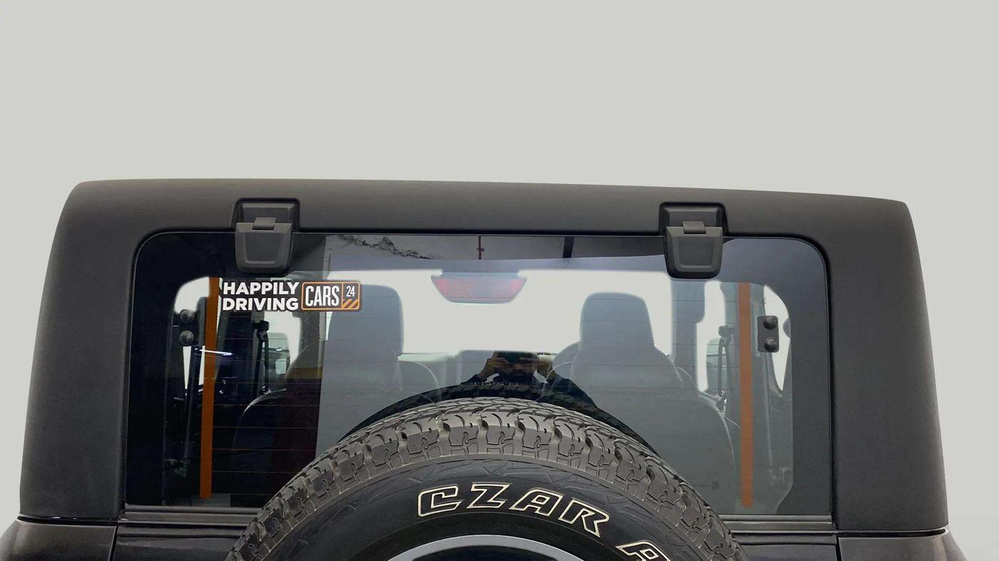 2021 Mahindra Thar LX D AT 4WD HT, Diesel, Automatic, 23,448 km, Rear Windshield