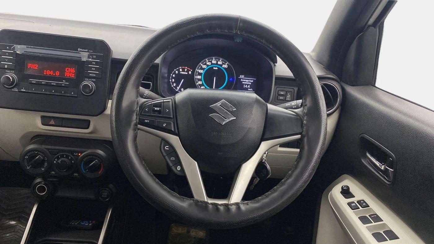 2018 Maruti IGNIS DELTA 1.2, Petrol, Manual, 8,575 km, Steering Wheel Close Up
