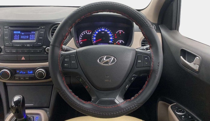 2014 Hyundai Xcent SX AT 1.2 (O), Petrol, Automatic, 72,820 km, Steering Wheel Close Up