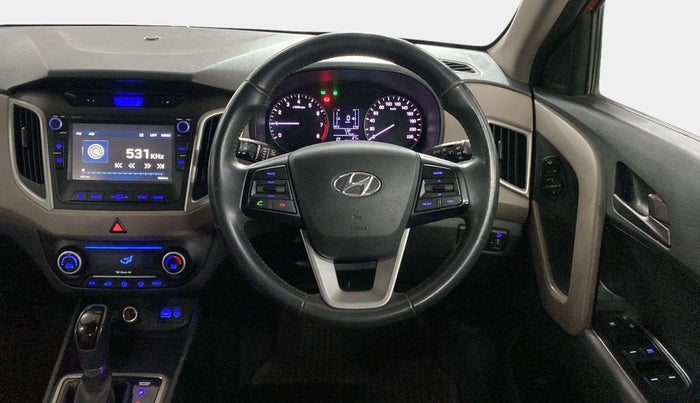 2017 Hyundai Creta SX PLUS AT 1.6 PETROL, Petrol, Automatic, 33,263 km, Steering Wheel Close Up