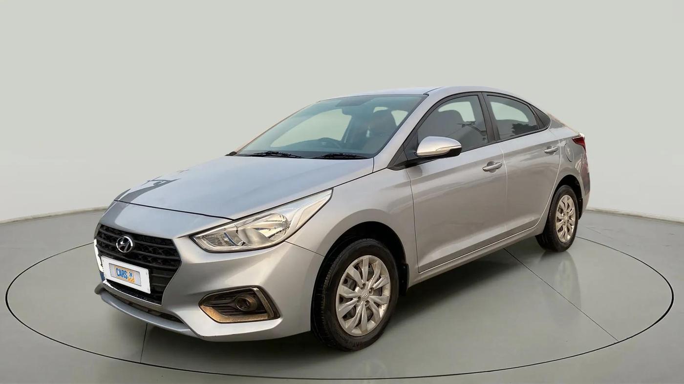 2019 Hyundai Verna 1.4 E PETROL, CNG, Manual, 47,025 km, Left Front Diagonal