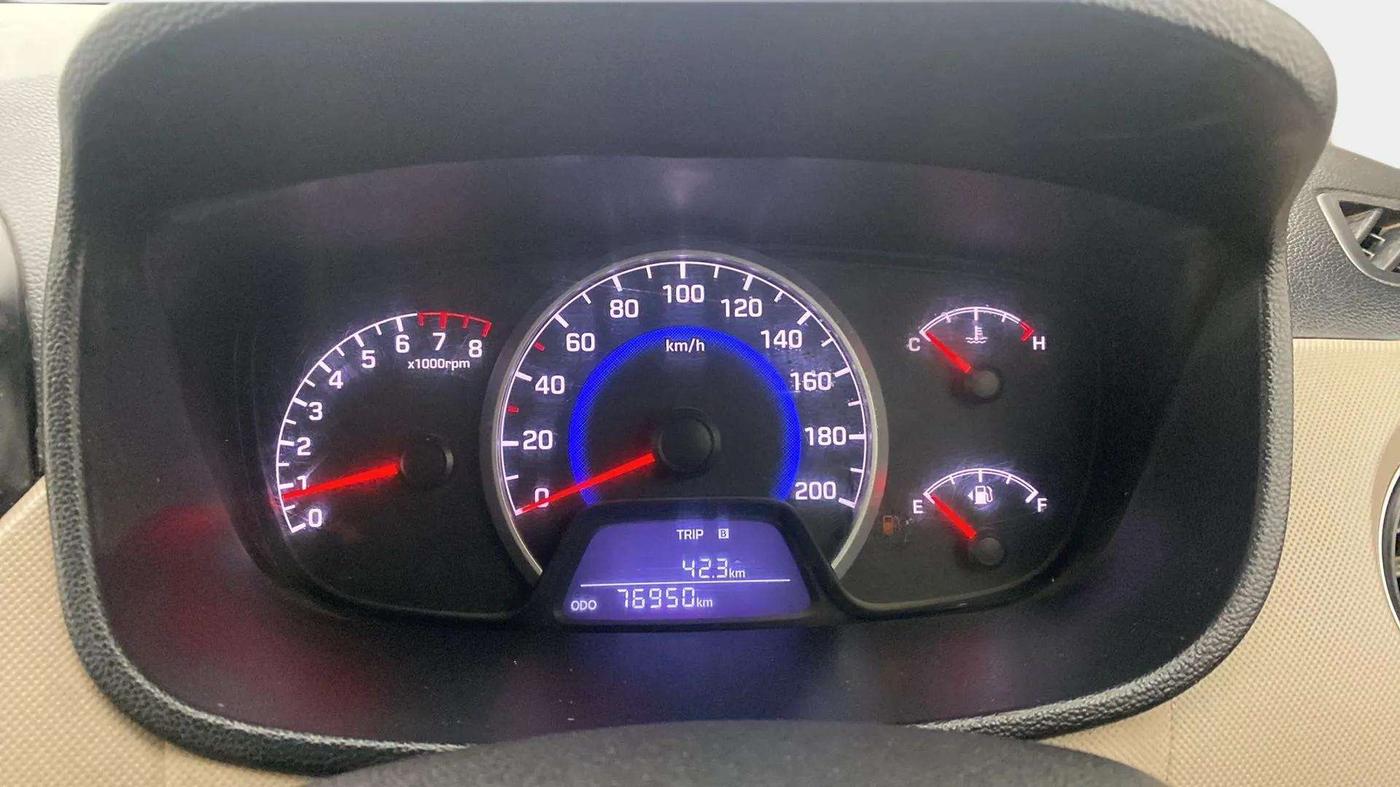2017 Hyundai Grand i10 SPORTZ 1.2 KAPPA VTVT, Petrol, Manual, 77,098 km, Odometer Image