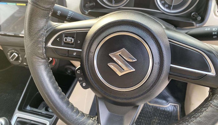 2021 Maruti Dzire VXI, Petrol, Manual, 12,986 km, Steering wheel - Sound system control not functional