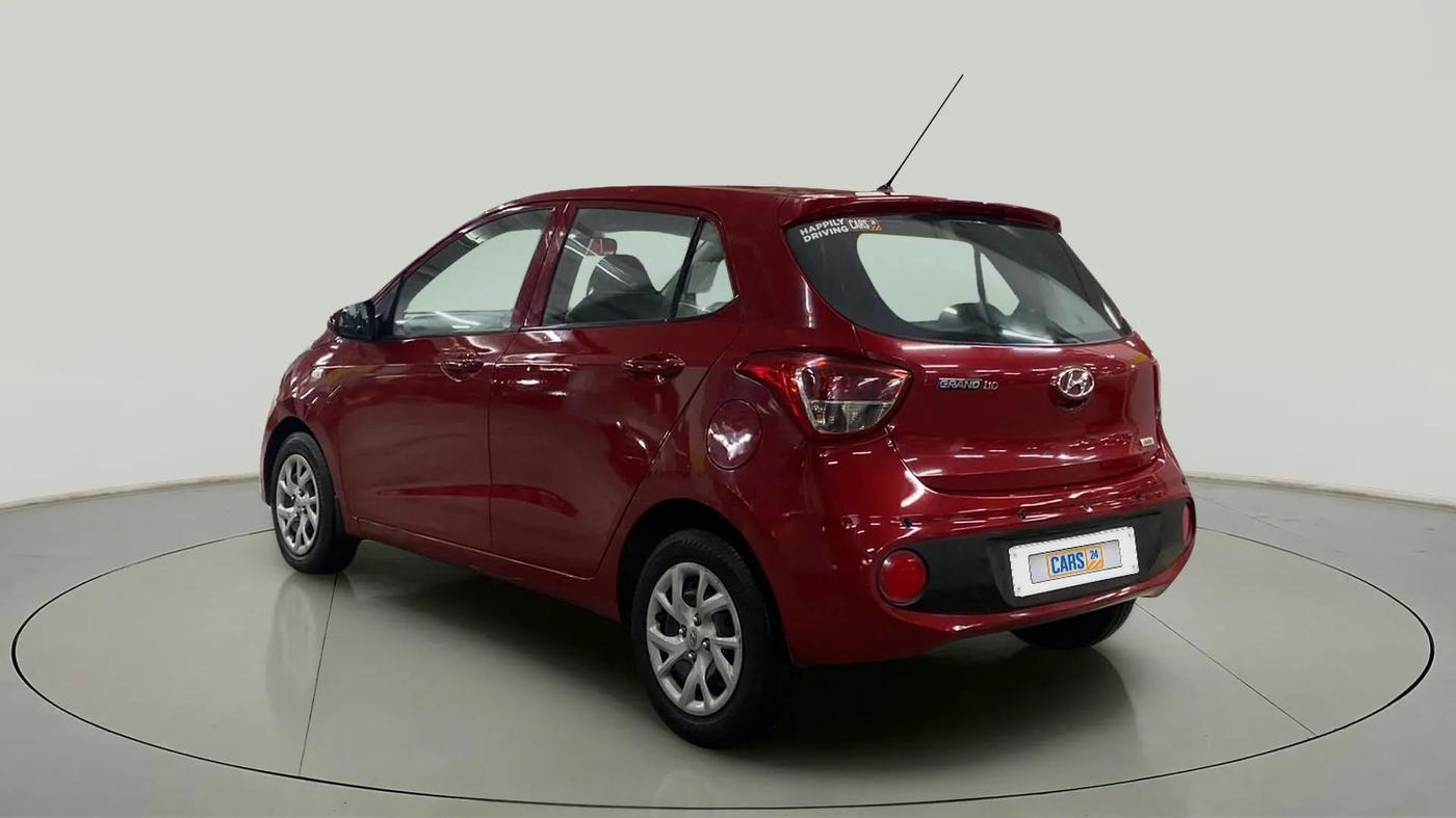 2017 Hyundai Grand i10 MAGNA AT 1.2 KAPPA VTVT, Petrol, Automatic, 28,645 km, Left Back Diagonal