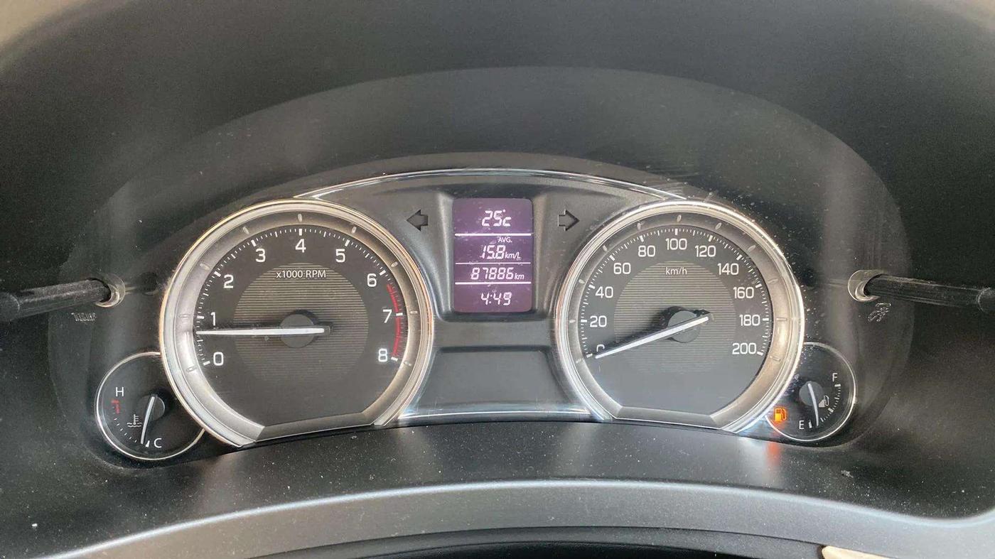 2016 Maruti Ciaz VXI (O), Petrol, Manual, 88,037 km, Odometer Image