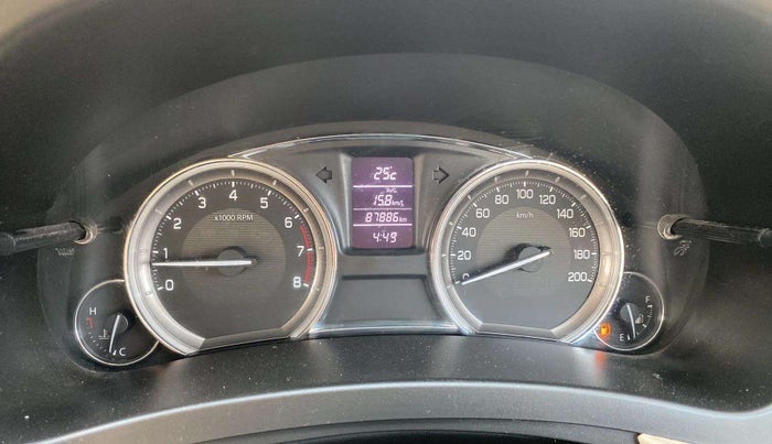 2016 Maruti Ciaz VXI (O), Petrol, Manual, 88,021 km, Odometer Image