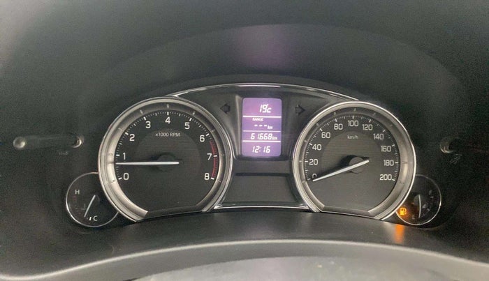 2017 Maruti Ciaz ZXI, Petrol, Manual, 61,707 km, Odometer Image