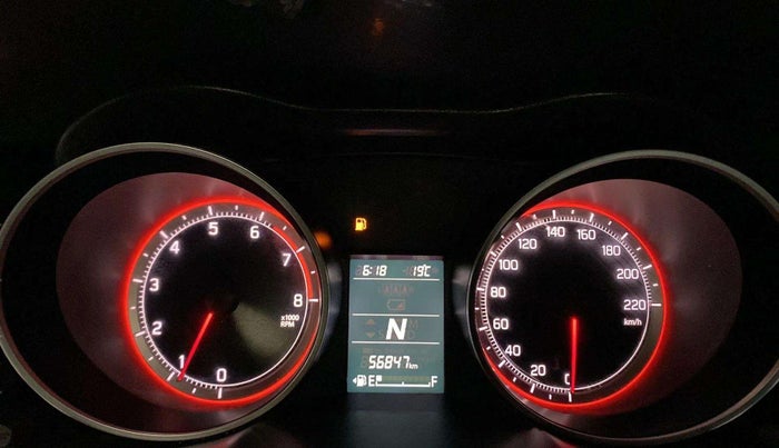 2018 Maruti Swift VXI AMT, Petrol, Automatic, 56,825 km, Odometer Image