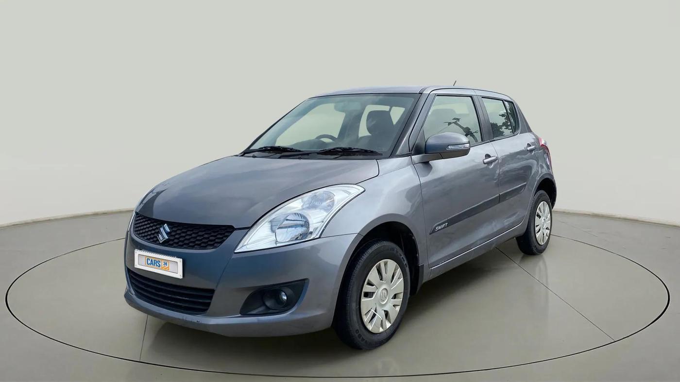 2013 Maruti Swift VXI, Petrol, Manual, 51,984 km, Left Front Diagonal