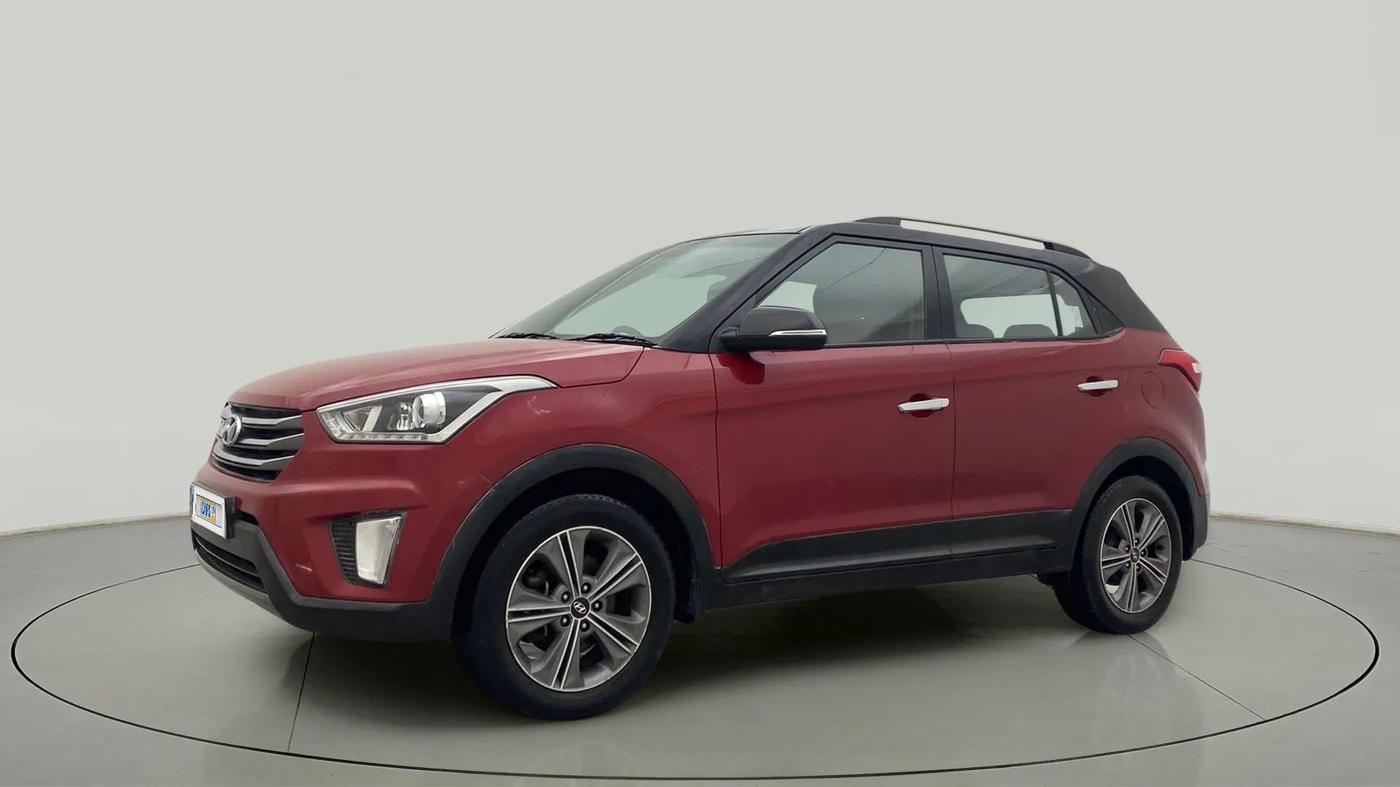 2017 Hyundai Creta SX PLUS AT 1.6 PETROL, Petrol, Automatic, 57,814 km, Left Front Diagonal