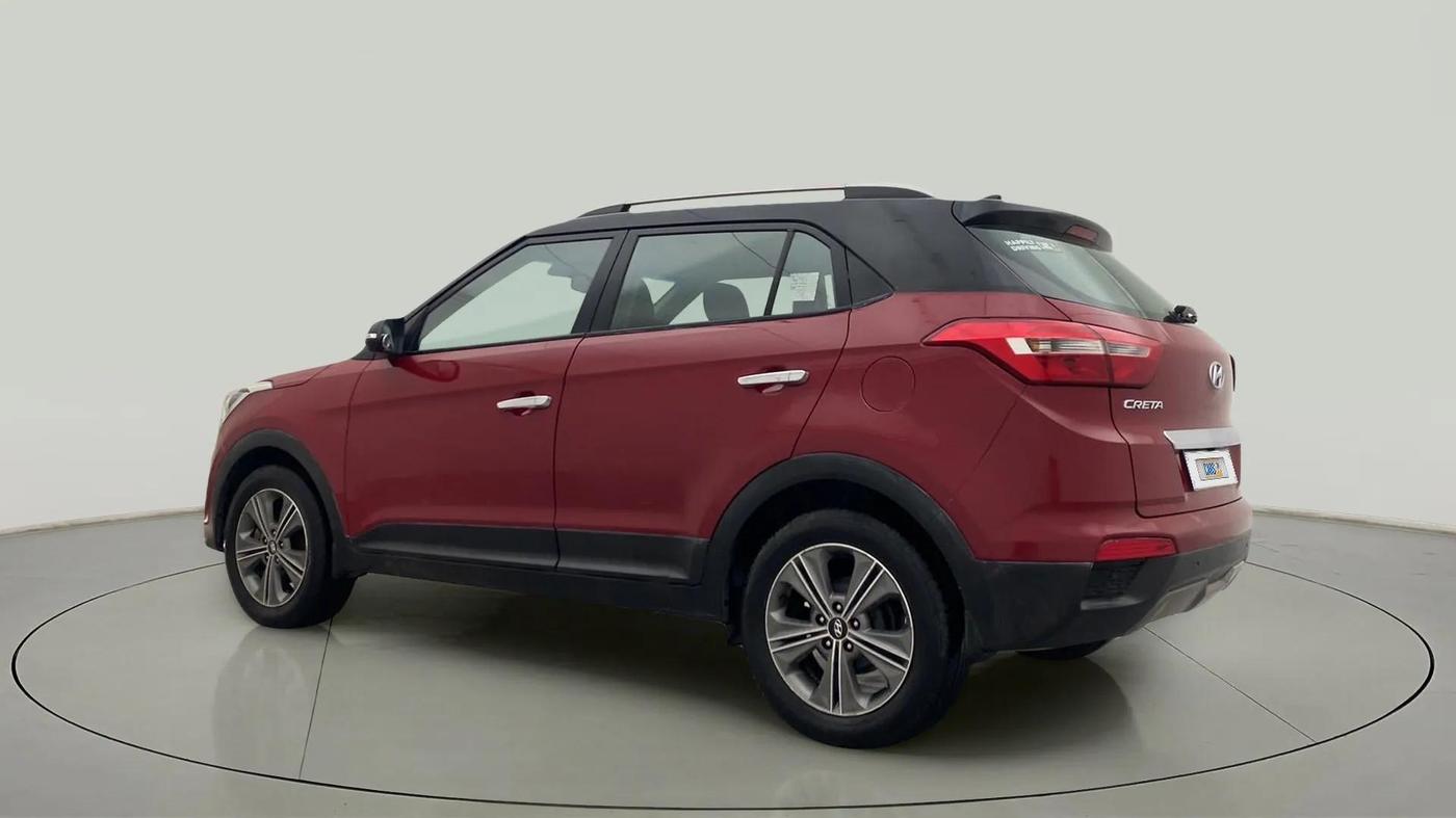 2017 Hyundai Creta SX PLUS AT 1.6 PETROL, Petrol, Automatic, 57,814 km, Left Back Diagonal