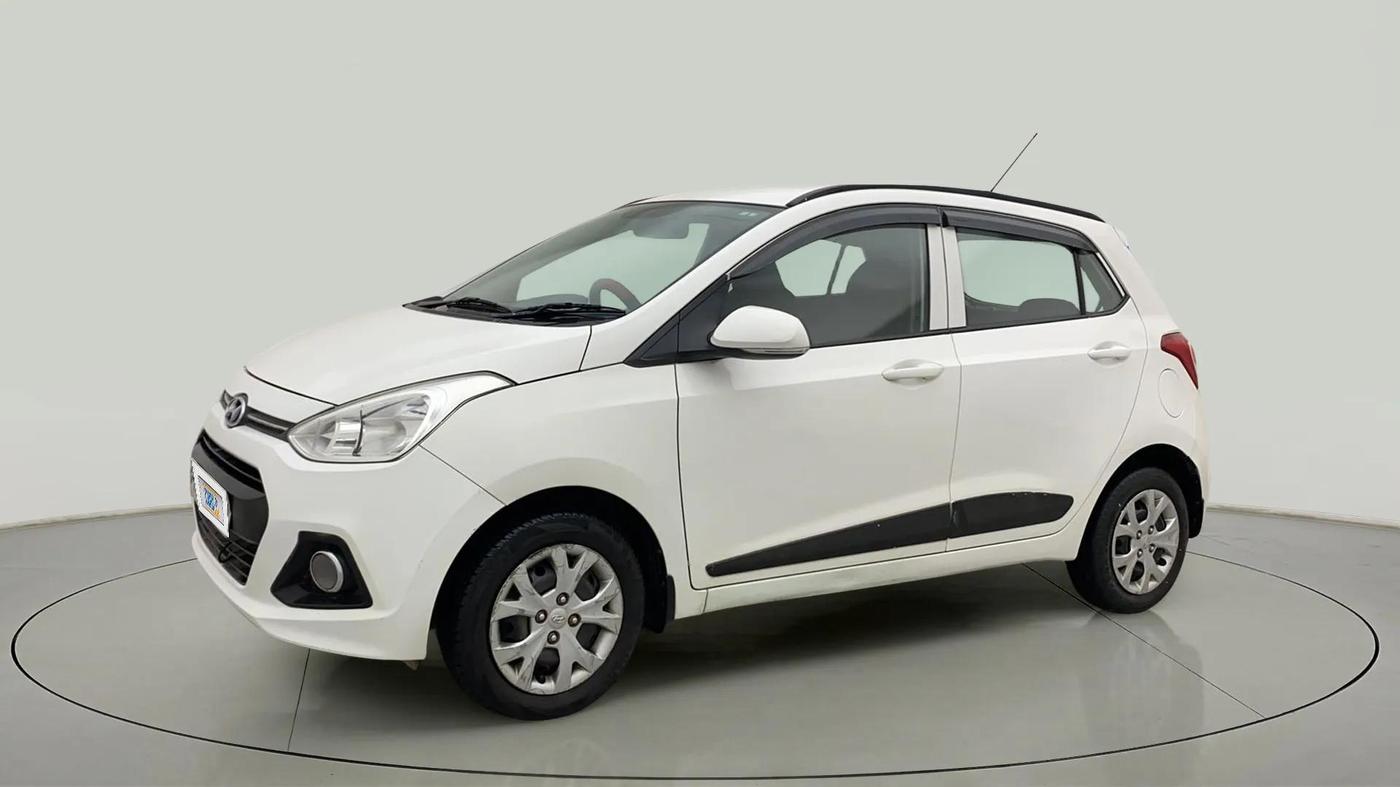 2015 Hyundai Grand i10 SPORTZ 1.2 KAPPA VTVT, Petrol, Manual, 71,020 km, Left Front Diagonal