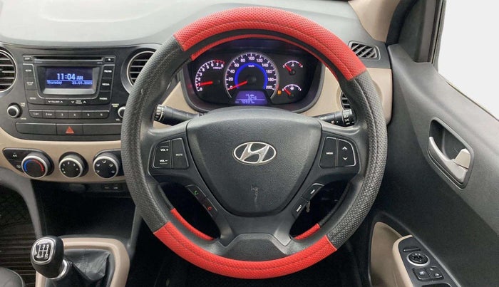 2015 Hyundai Grand i10 SPORTZ 1.2 KAPPA VTVT, Petrol, Manual, 71,020 km, Steering Wheel Close Up