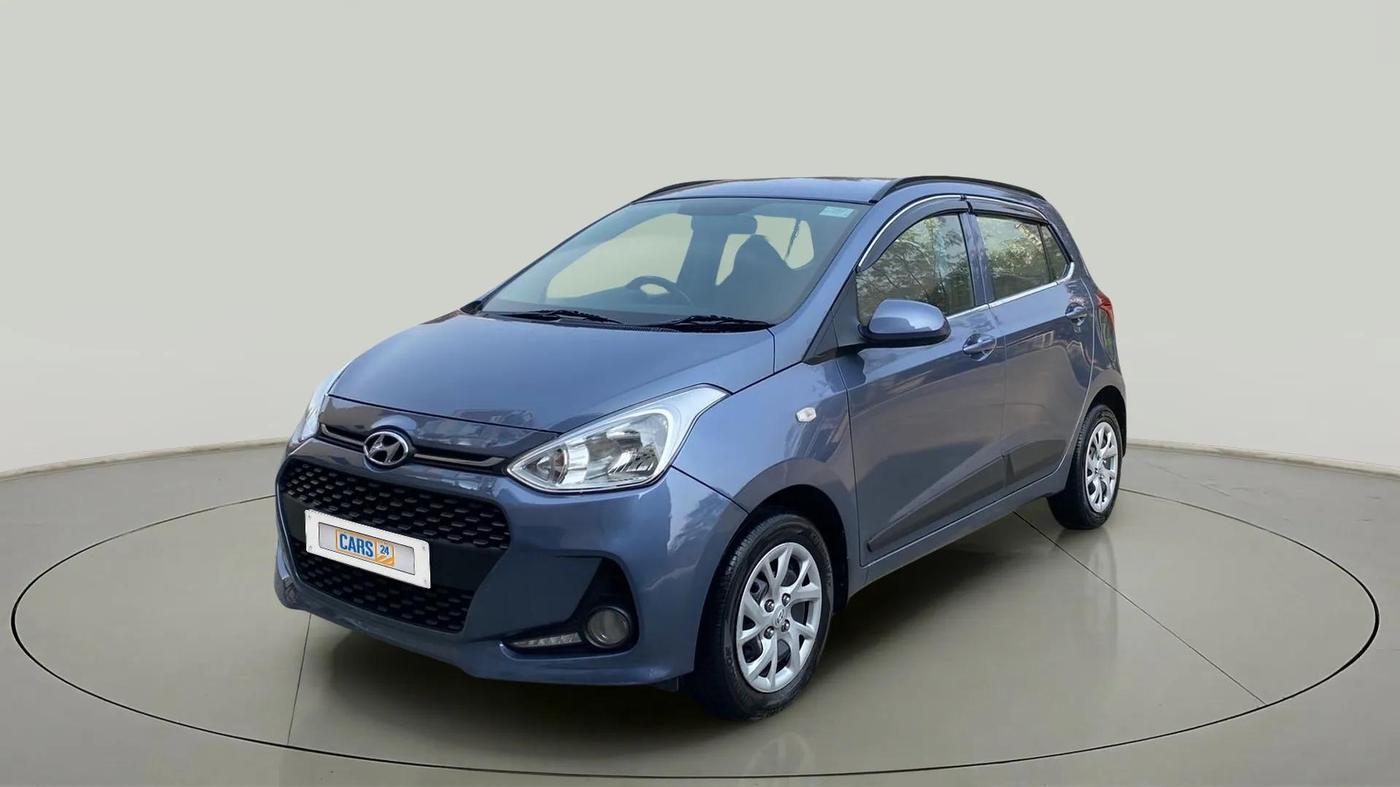 2017 Hyundai Grand i10 SPORTZ 1.2 KAPPA VTVT, Petrol, Manual, 20,897 km, Left Front Diagonal