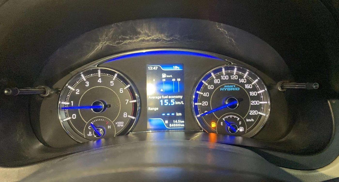 2018 Maruti Ciaz ALPHA 1.4 PETROL, Petrol, Manual, 84,652 km, Odometer Image