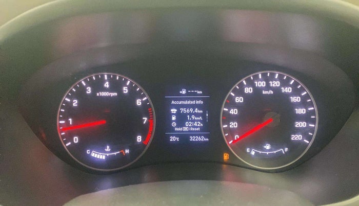 2018 Hyundai Elite i20 ASTA 1.2 (O), Petrol, Manual, 32,261 km, Odometer Image