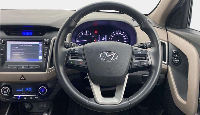 2016 Hyundai Creta SX PLUS AT 1.6 PETROL, Petrol, Automatic, 57,968 km, Steering Wheel Close Up