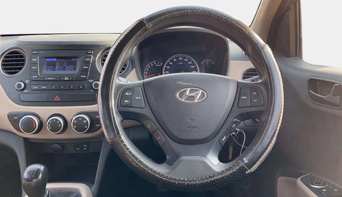 2018 Hyundai Grand i10 MAGNA 1.2 KAPPA VTVT, CNG, Manual, 56,682 km, Steering Wheel Close Up