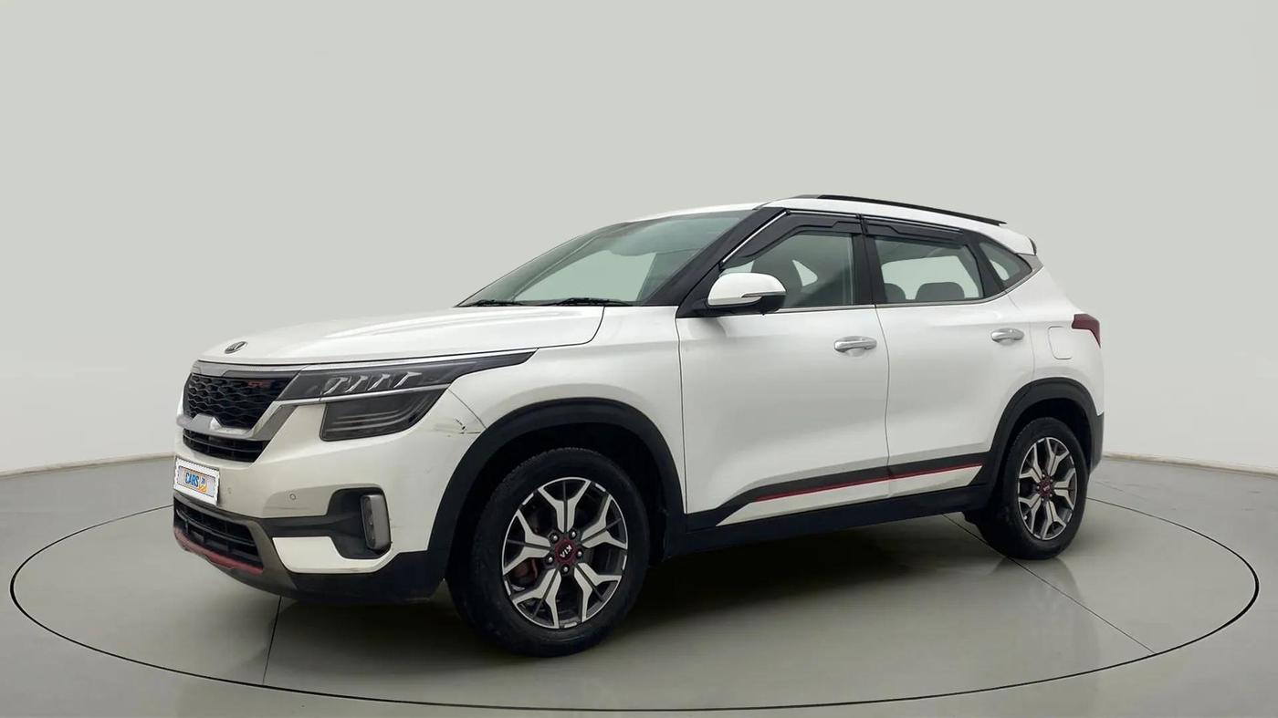 2020 KIA SELTOS GTX PLUS DCT 1.4 PETROL, Petrol, Automatic, 34,667 km, Left Front Diagonal