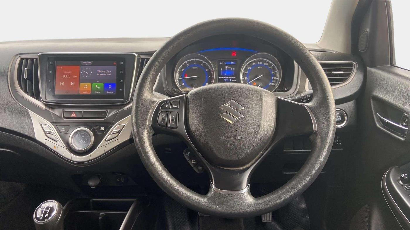 2019 Maruti Baleno ZETA PETROL 1.2, Petrol, Manual, 24,783 km, Steering Wheel Close Up
