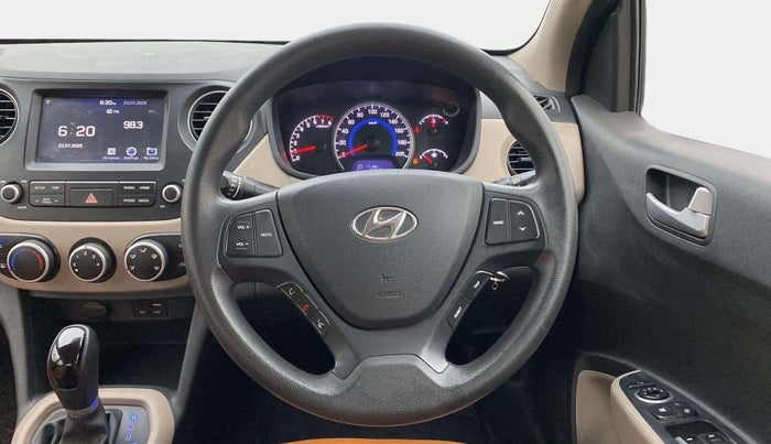 2017 Hyundai Grand i10 SPORTZ (O) AT 1.2 KAPPA VTVT, Petrol, Automatic, 92,752 km, Steering Wheel Close Up