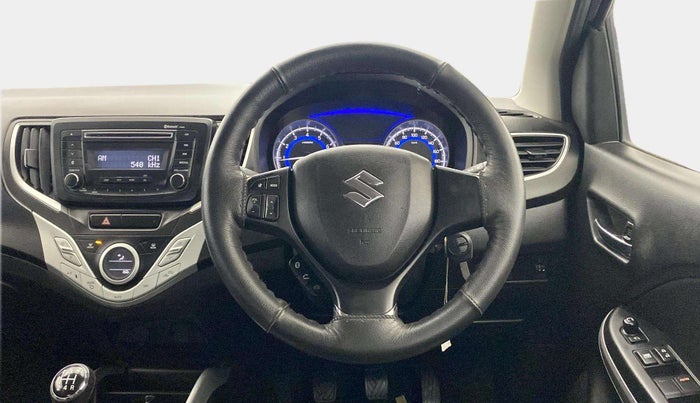 2018 Maruti Baleno DELTA PETROL 1.2, Petrol, Manual, 10,550 km, Steering Wheel Close Up