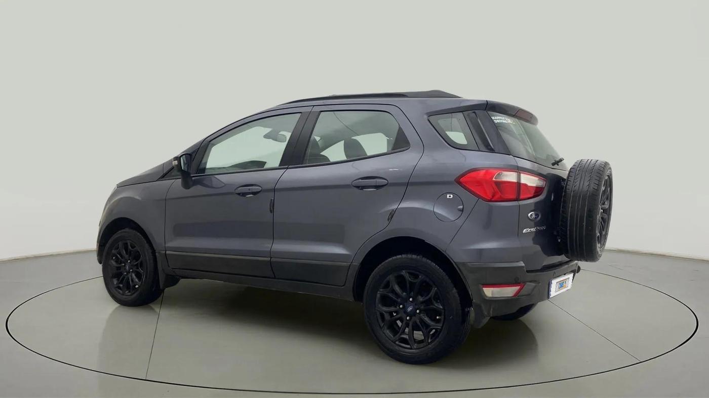 2017 Ford Ecosport TITANIUM+ 1.5L DIESEL, Diesel, Manual, 47,575 km, Left Back Diagonal