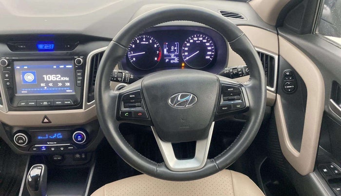 2017 Hyundai Creta SX PLUS AT 1.6 PETROL, Petrol, Automatic, 60,430 km, Steering Wheel Close Up