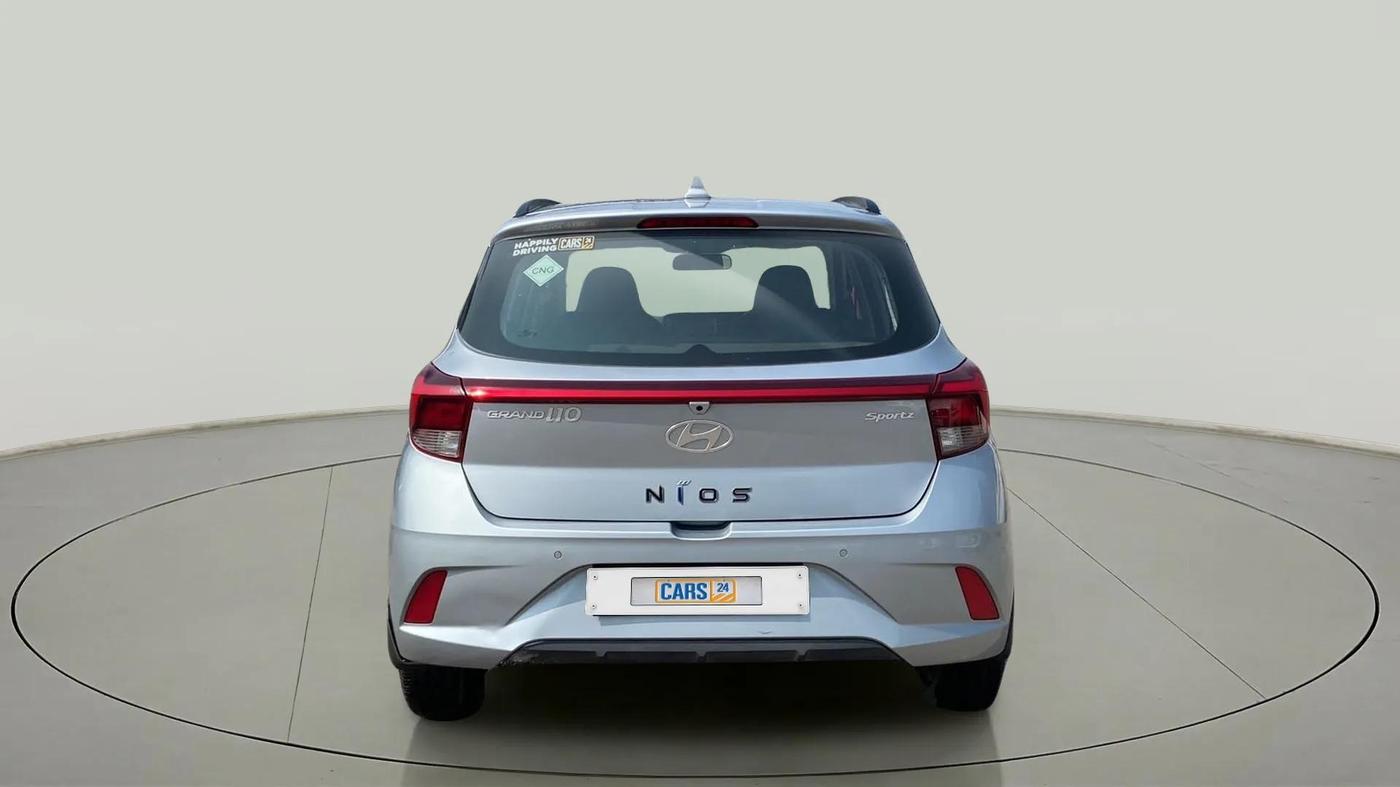 2023 Hyundai GRAND I10 NIOS SPORTZ 1.2 KAPPA VTVT CNG, CNG, Manual, 31,677 km, Back/Rear